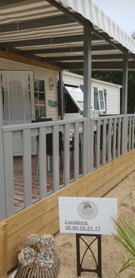Mobil'Home Climatise Terrain Prive Proche Du Zoo De La Palmyre Les Mathes Exterior foto