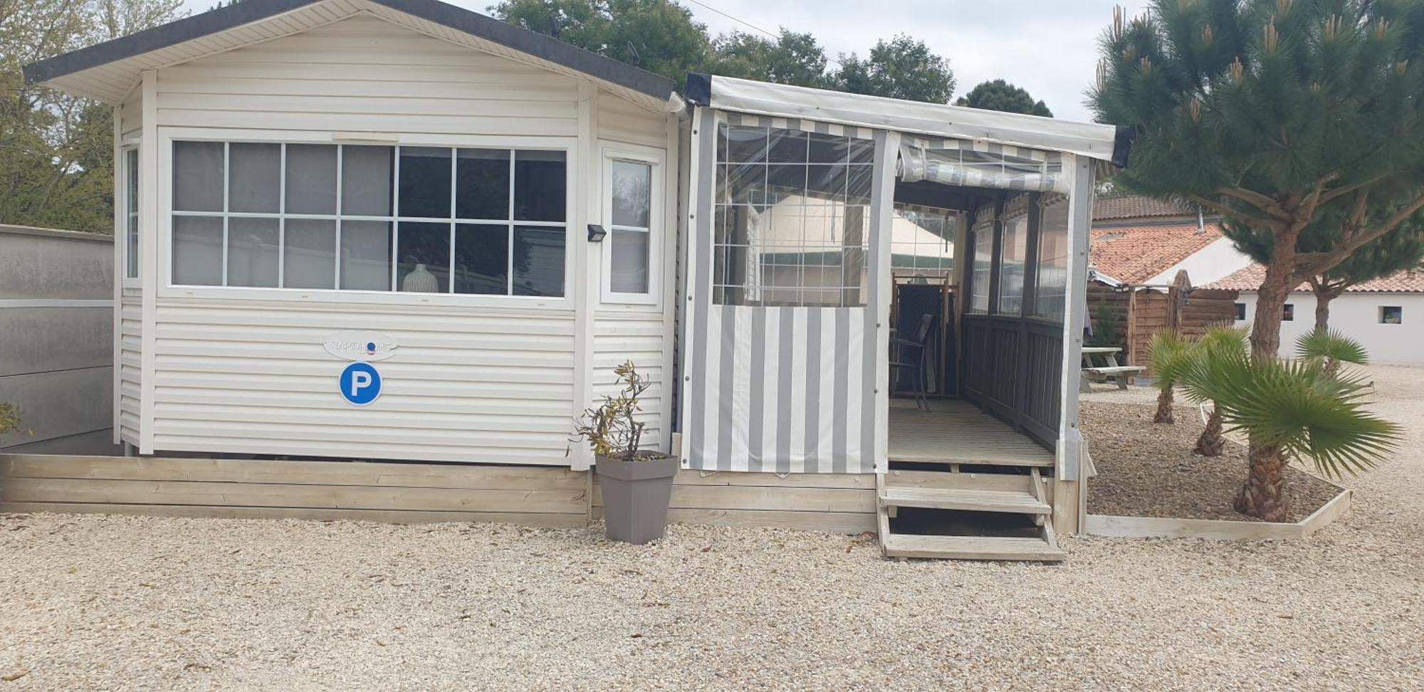 Mobil'Home Climatise Terrain Prive Proche Du Zoo De La Palmyre Les Mathes Zimmer foto